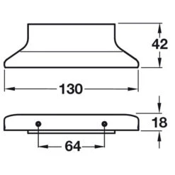 Hafele Ritta Profile Furniture Handle -Lighting Specialty Store 126.45.050.5