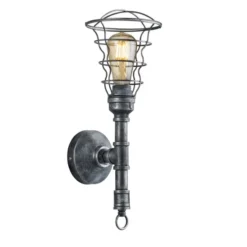 Gotham Industrial Style Wall Lights - Single Light