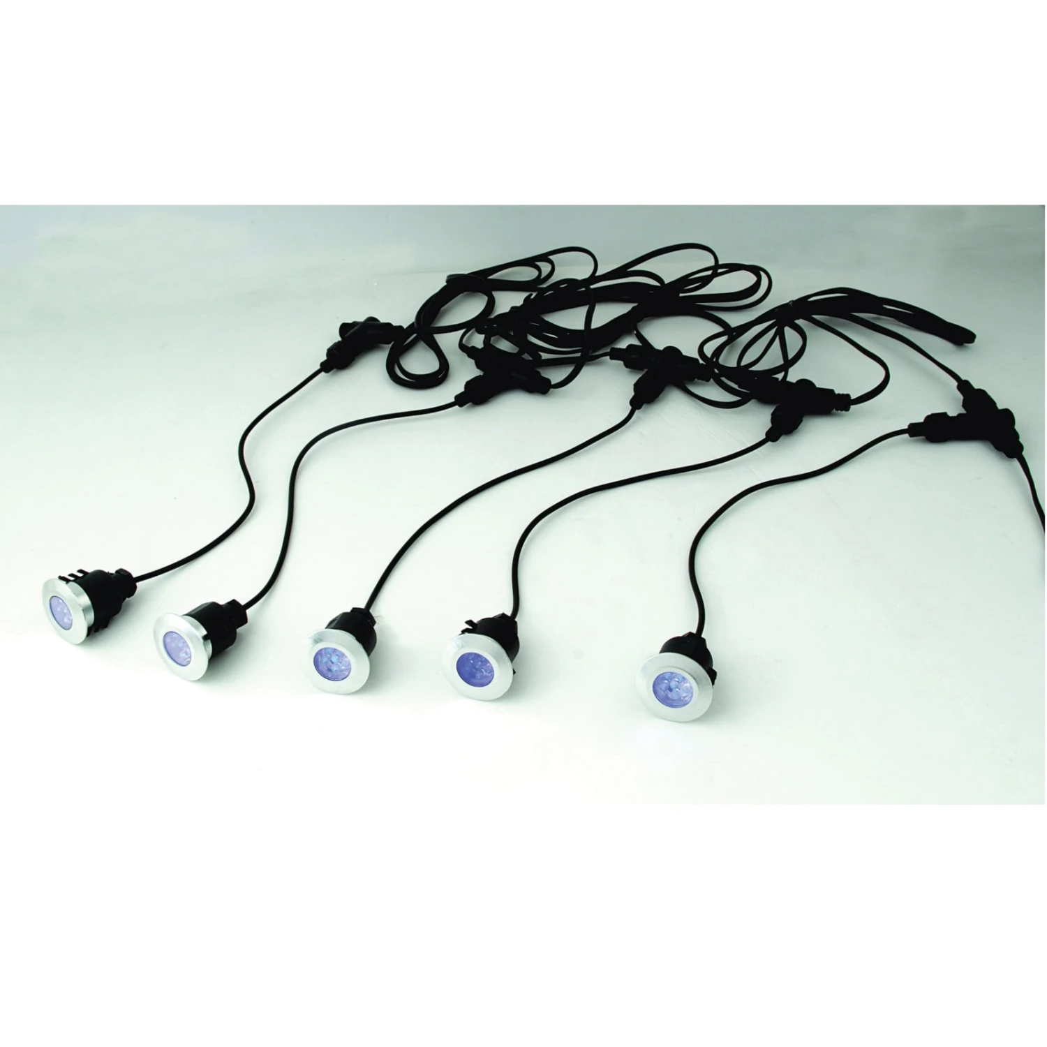 Round Head LED Decking Light Kit, 40mm - IP65 1 Round Head LED Decking Light Kit, 40mm - IP65