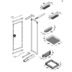 Vauth-Sagel DUSA 500mm Swing Out Pantry Units 8 Vauth-Sagel DUSA 500mm Swing Out Pantry Units -Lighting Specialty Store 547.27.214.1