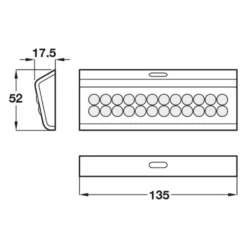 Hafele 12V LED York Cabinet Lighitng 5 Hafele 12V LED York Cabinet Lighitng -Lighting Specialty Store 833.01.131.2