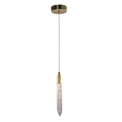 Shard 1 Light LED Ceiling Pendant IP20 Rated