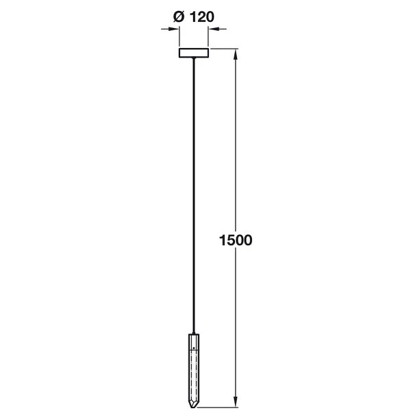 Shard 1 Light LED Ceiling Pendant IP20 Rated 2 Shard 1 Light LED Ceiling Pendant IP20 Rated - Image 2