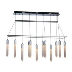 Shard 13 Light LED Ceiling Bar Pendant Light, IP20 Rated