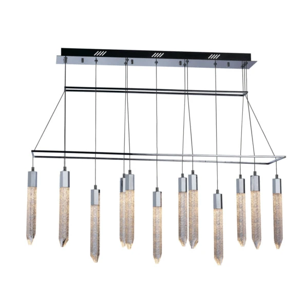 Shard 13 Light LED Ceiling Bar Pendant Light, IP20 Rated 1 Shard 13 Light LED Ceiling Bar Pendant Light, IP20 Rated