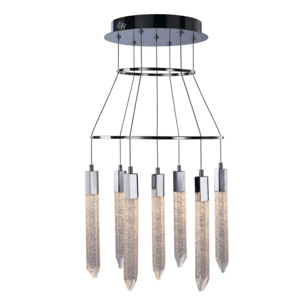 Shard 7 Light LED Ceiling Pendant Light, IP20 Rated 1 Shard 7 Light LED Ceiling Pendant Light, IP20 Rated