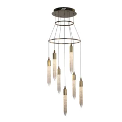 Shard 7 Light LED Ceiling Pendant Light, IP20 Rated 8 Shard 7 Light LED Ceiling Pendant Light, IP20 Rated -Lighting Specialty Store 833.42.029.1