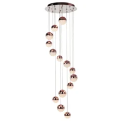 Eclipse 14 Light Round Drop Adjustable LED Ceiling Pendant -Lighting Specialty Store 833.42.053