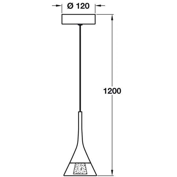 Jewel, Single Light Round LED Drop Ceiling Pendant, IP20 Rated 2 Jewel, Single Light Round LED Drop Ceiling Pendant, IP20 Rated - Image 2