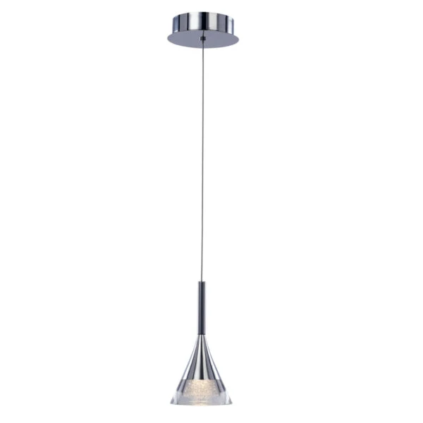 Jewel, Single Light Round LED Drop Ceiling Pendant, IP20 Rated 1 Jewel, Single Light Round LED Drop Ceiling Pendant, IP20 Rated