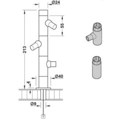 Hafele Loox 350mA LED Stack Cabinet Display Light -Lighting Specialty Store 833.80.010.1