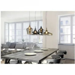 Leyton Lighting Dover Pendant Ceiling Light, Smoked Glass Body 11 Leyton Lighting Dover Pendant Ceiling Light, Smoked Glass Body -Lighting Specialty Store DoverPendant.1