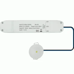 2W LED Emergency 3Hr Non Maintained Emergency Downlight