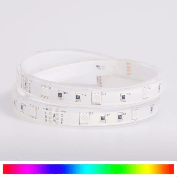 7.2W RGB Colour Changing LED Tape IP67 Suitable For External Use 1 7.2W RGB Colour Changing LED Tape IP67 Suitable For External Use