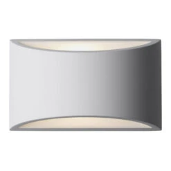 Aragon - Gypsum Curved LED Up/Down Wall Light