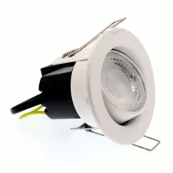 JET 5W LED Tilt Fire Rated Noise & Flicker Free Downlight -Lighting Specialty Store JET T WH