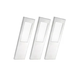 ELD Lighting 3 LED Light Super Slim Under Cabinet Light 3 Light Kit White Driver