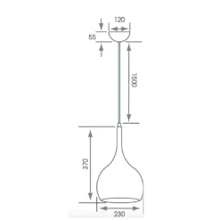 Copy Of Parma Black - COB LED Kitchen Pendant Lighting - B Grade Stock -Lighting Specialty Store Parma 20Black.2