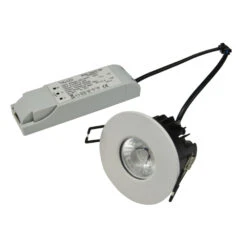 Quartz 7W LED Fixed Fire Rated IP65 Downlight - CCT