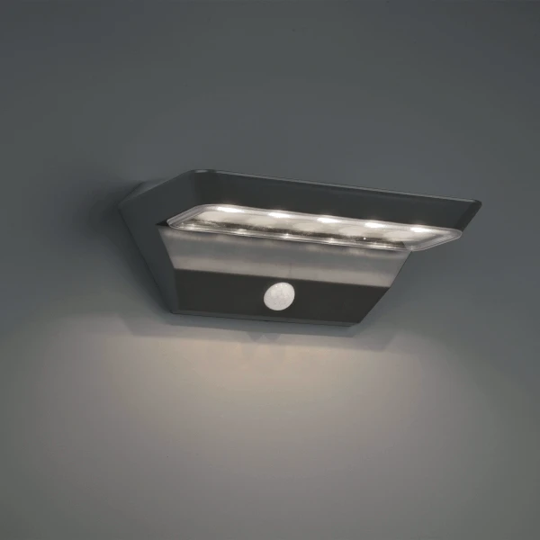 Trio Lighting Mendoza LED Solar Wall Light 1 Trio Lighting Mendoza LED Solar Wall Light