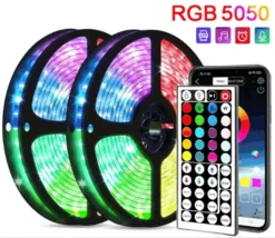 Led Lights For Room RGB 5050 Led Strip With Remote Control Color Changing RGB Tape Lights For Home Party Decoration TV Backlight