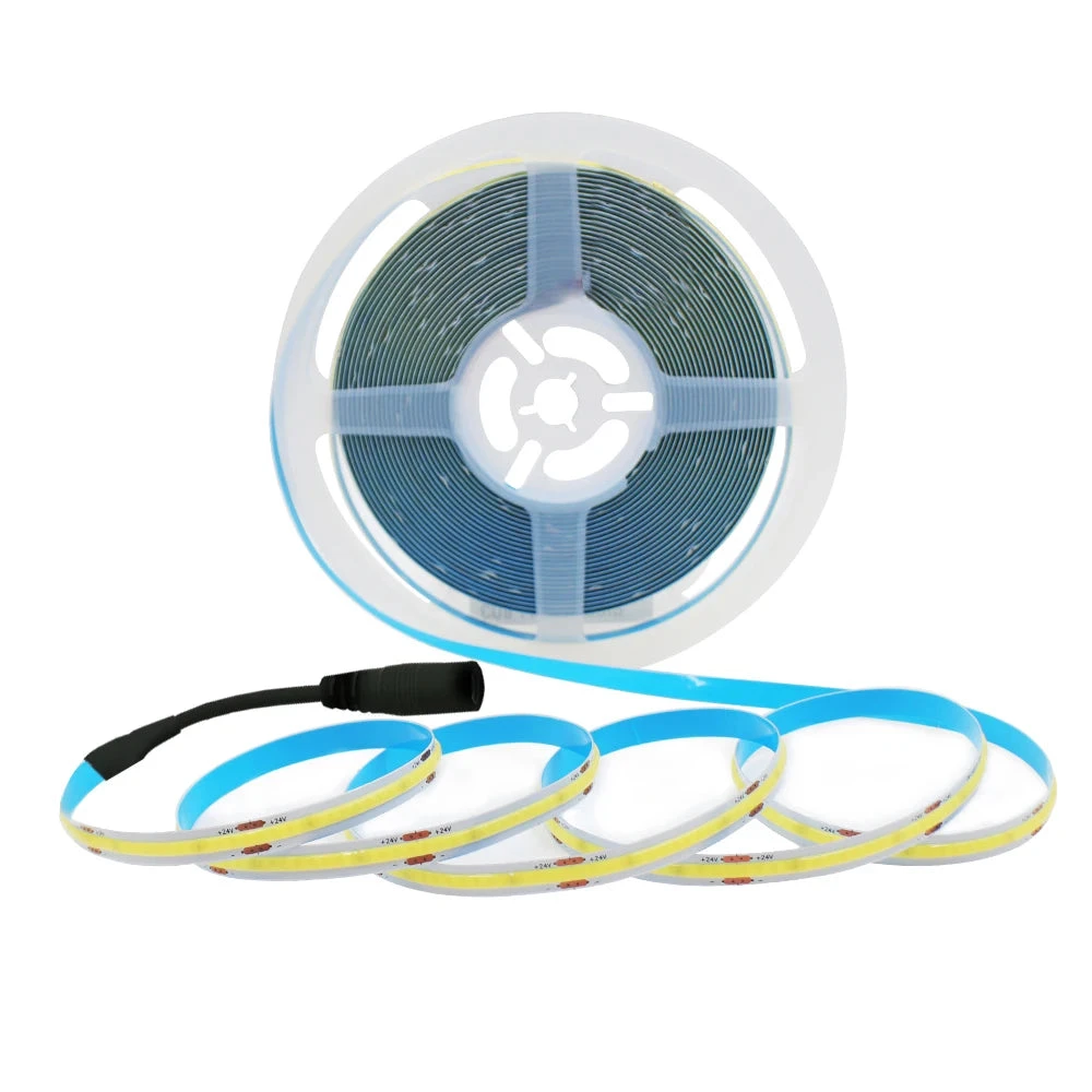 New COB 12V LED Strip Light Kit - Various Lengths - Includes LED Tape & Power Supply 3 New COB 12V LED Strip Light Kit - Various Lengths - Includes LED Tape & Power Supply - Image 3