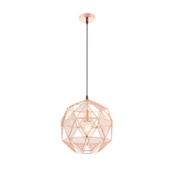 Hex Copper Industrial Pendant Lighting