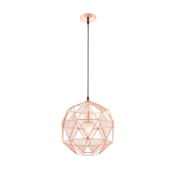 Hex Copper Industrial Pendant Lighting 1 Hex Copper Industrial Pendant Lighting
