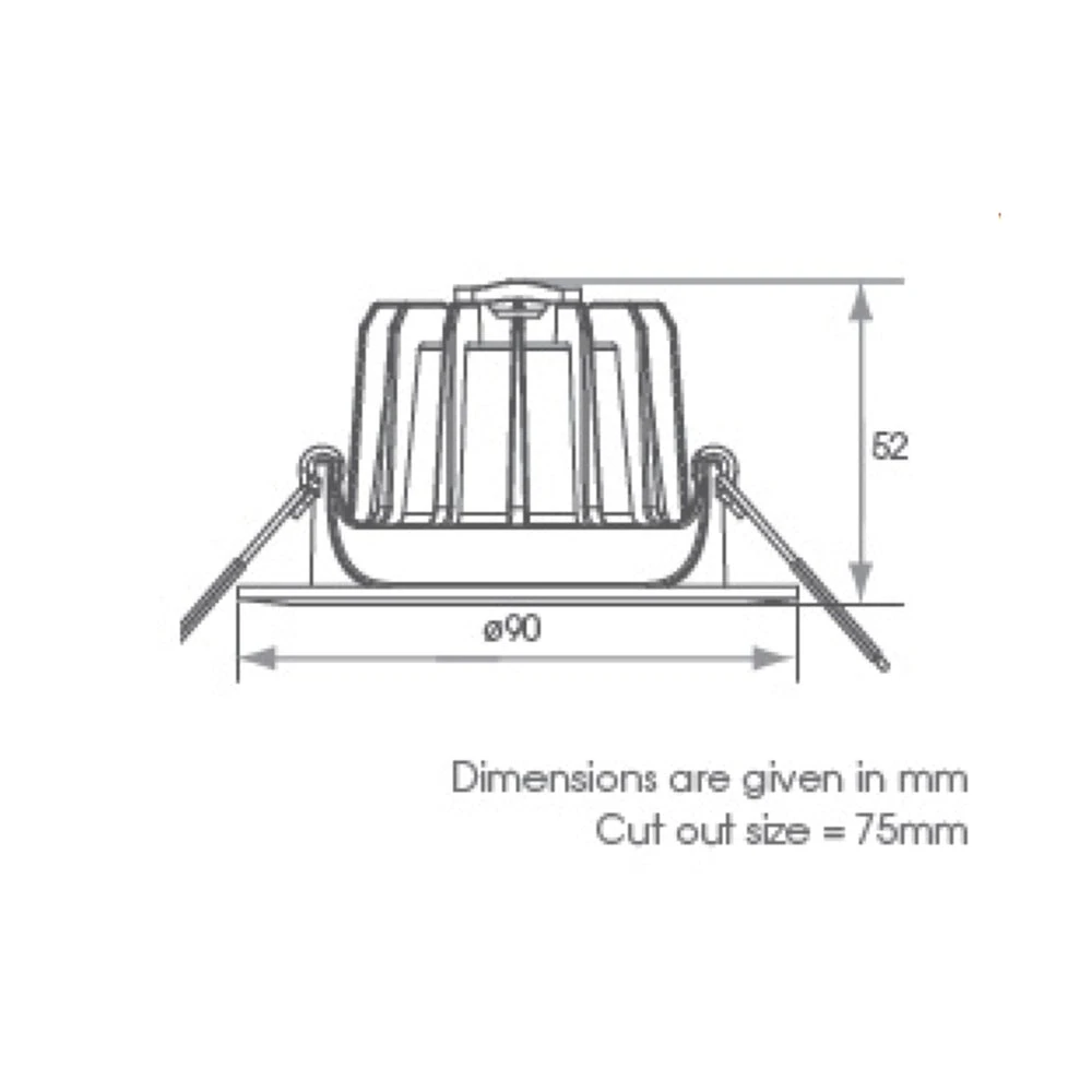 9W COB LED Fixed Contemporary Ceiling Lights 2 9W COB LED Fixed Contemporary Ceiling Lights - Image 2