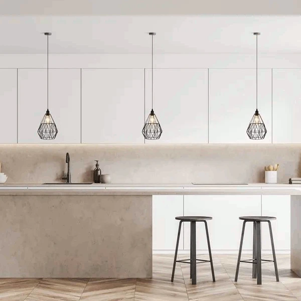 Eden E27 IP44 Framed Pendant Light 3 Eden E27 IP44 Framed Pendant Light - Image 3