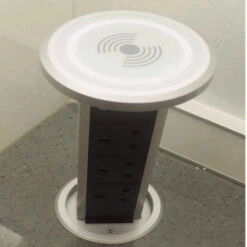 Fully Motorised Pop Up Socket With QI Charging