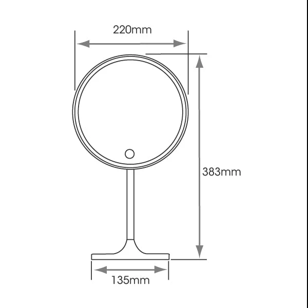 Titan LED Vanity Mirror 5 Titan LED Vanity Mirror - Image 5