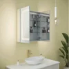 Calgary Double Tunable Bathroom LED Mirror Cabinet