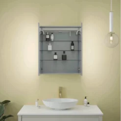 Calgary Double Tunable Bathroom LED Mirror Cabinet -Lighting Specialty Store SY9036.4