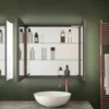 Balmoral Double Tunable LED Bathroom Mirror & Cabinet