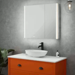 Balmoral Double Tunable LED Bathroom Mirror & Cabinet -Lighting Specialty Store SY9046DOUBLE.2