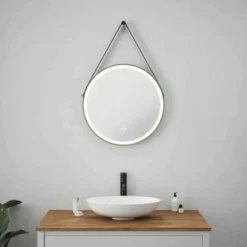 Valetta Tunable Bathroom LED Mirror With Strap