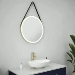 Valetta Tunable Bathroom LED Mirror With Strap -Lighting Specialty Store SY9108BL.4