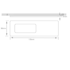 Solaris Pro Recti LED Under Cabinet Light -Lighting Specialty Store SY99850.1