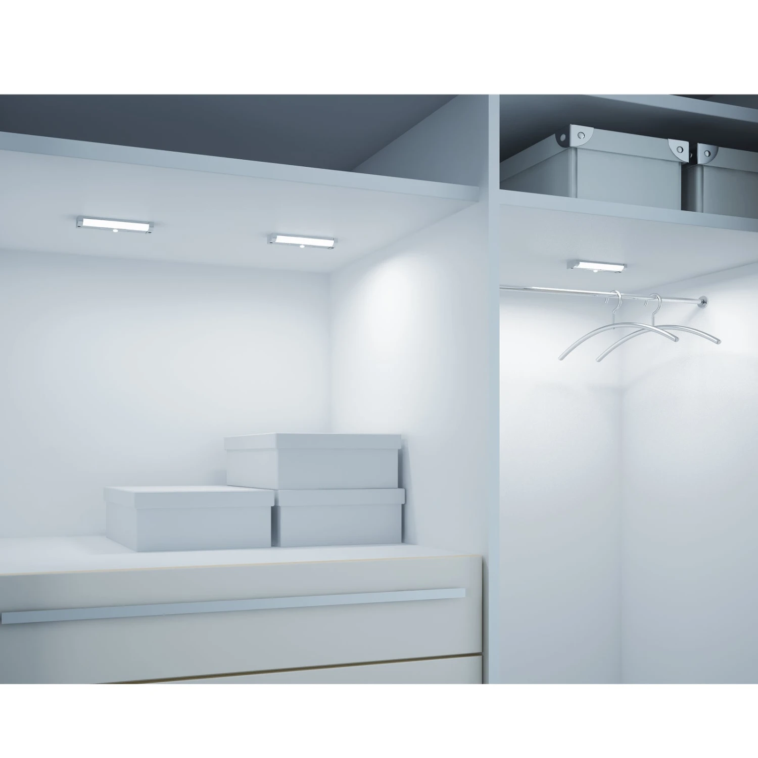 Udine LED Wardrobe Lighting With Sensor 1 Udine LED Wardrobe Lighting With Sensor